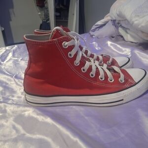Red High-Top Converse